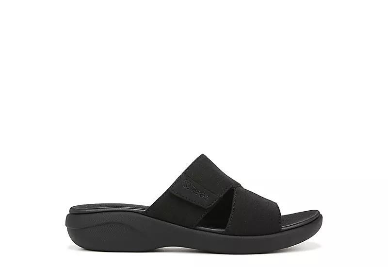 LifeStride Carefree Women's Slide Sandals, Size: 7.5 Wide, Blue Product Image