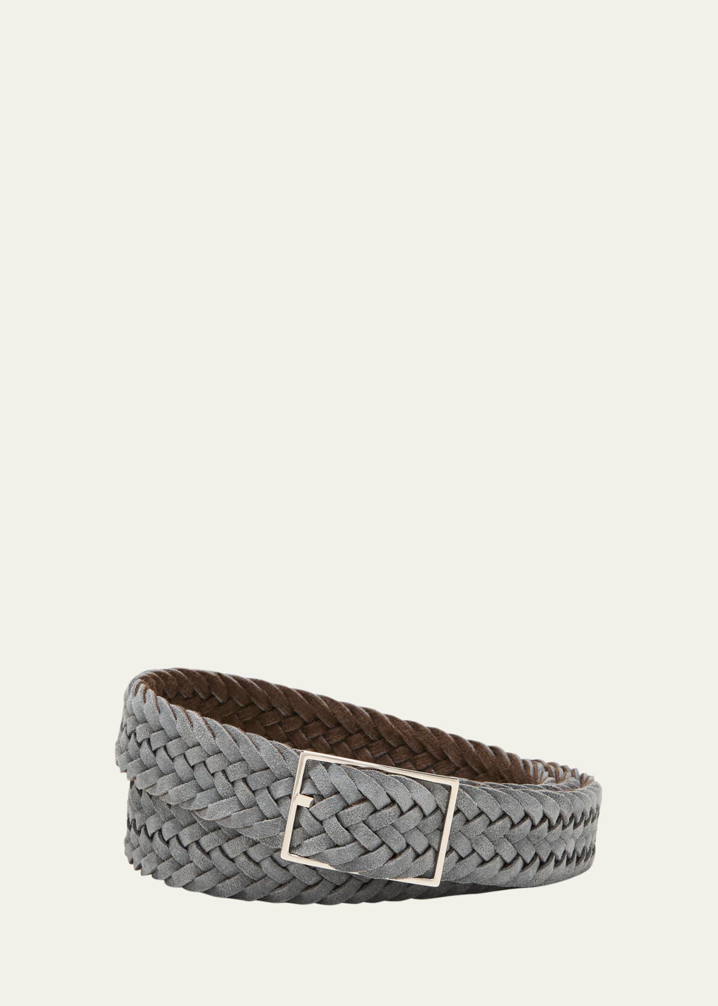 Mens Reversible Suede Wool Felt Belt Product Image