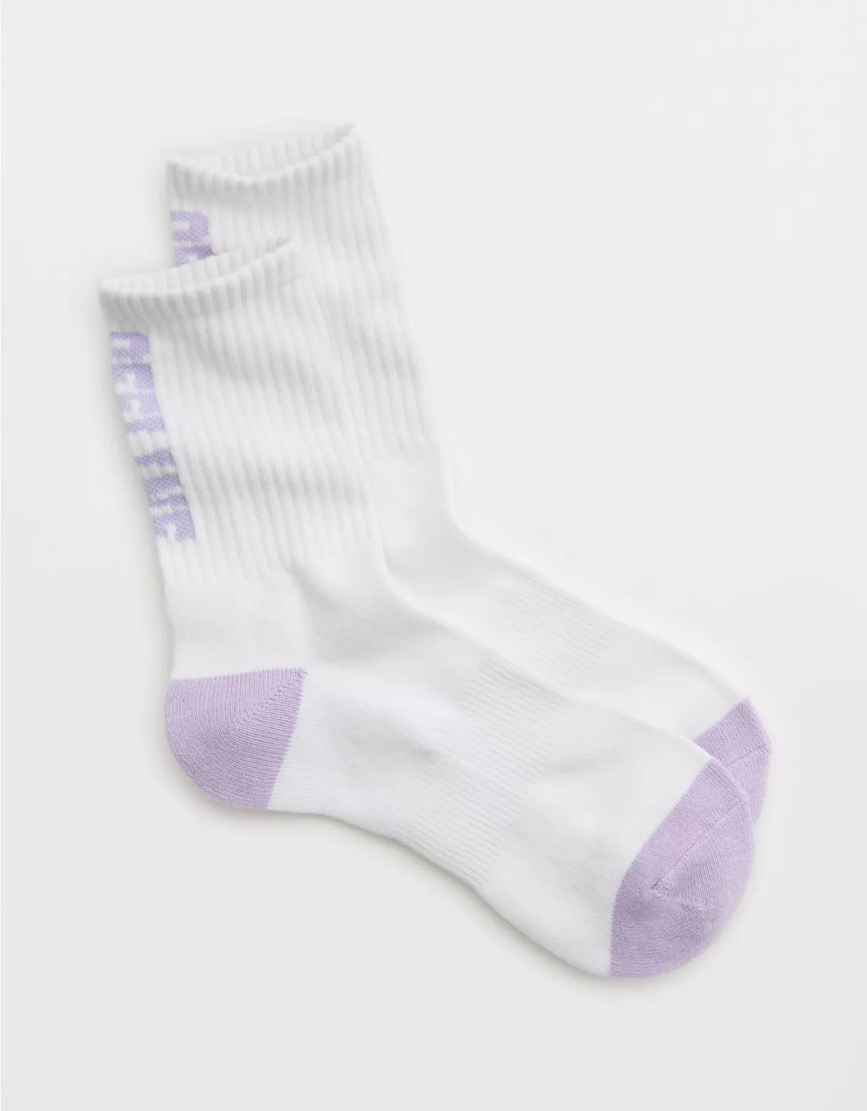 OFFLINE By Aerie Crew Socks Product Image
