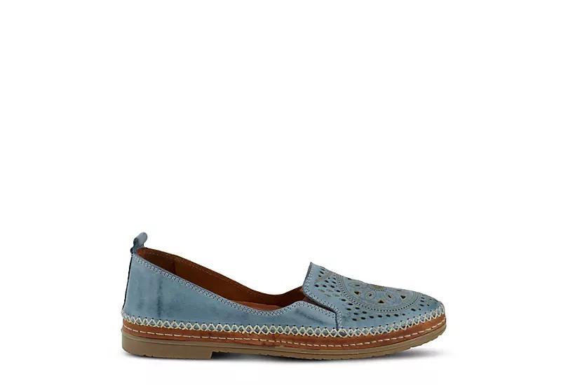 Spring Step Ingrid Women's Leather Loafers, Size: 36, Blue Product Image