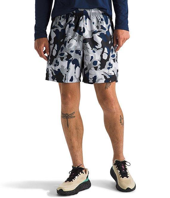 The North Face Mountain Athletics 24/7 Printed 7#double; Inseam Shorts Product Image