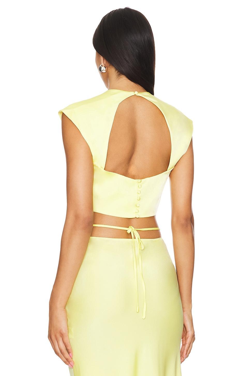 Anya Satin Top Bardot Product Image