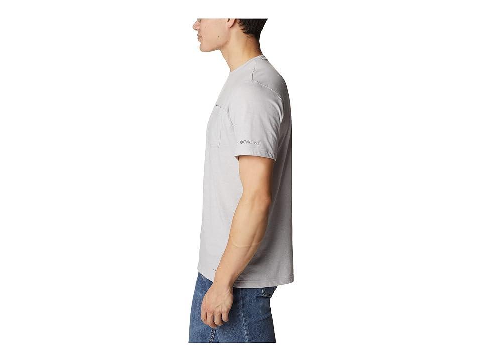 Men's Columbia Thistletown Hills™ Pocket Tee, Size: XL, Columbia Grey Grey Product Image