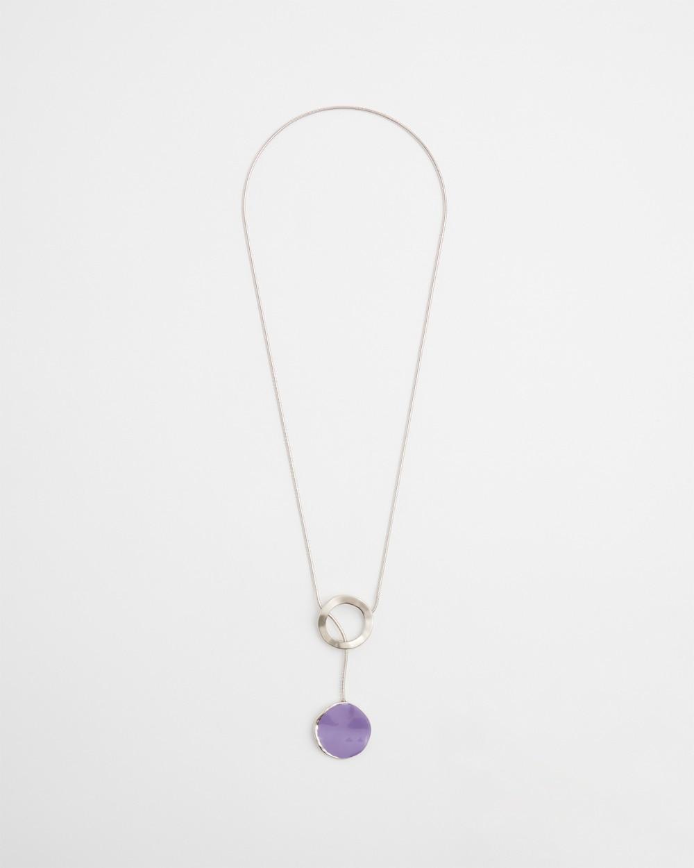 Enamel Pendant Necklace Product Image