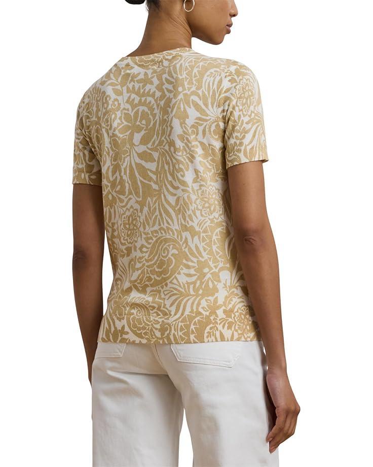 Two-tone Short-sleeve Sweater Product Image