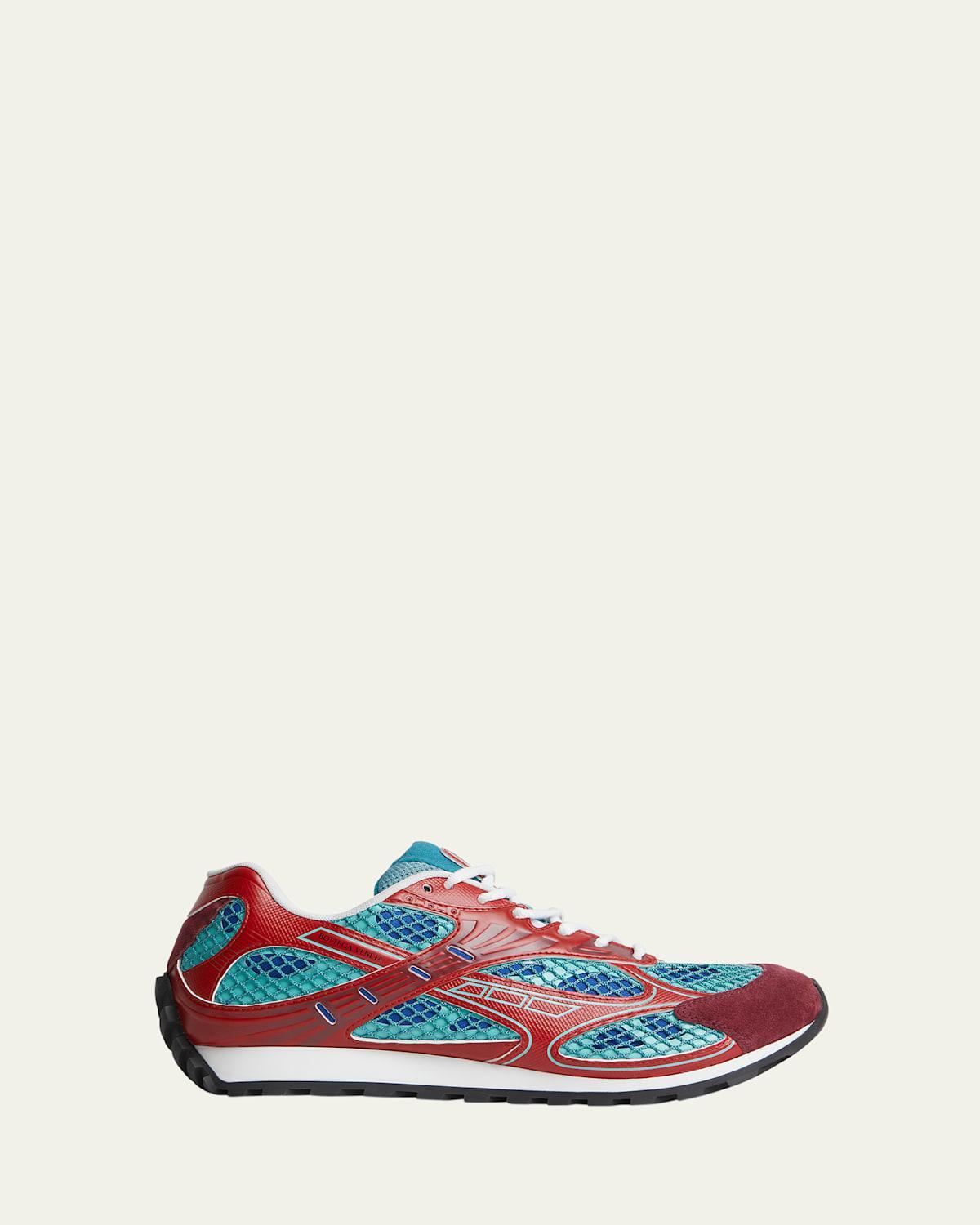Mens Orbit Technical Fishnet Runner Sneakers Product Image