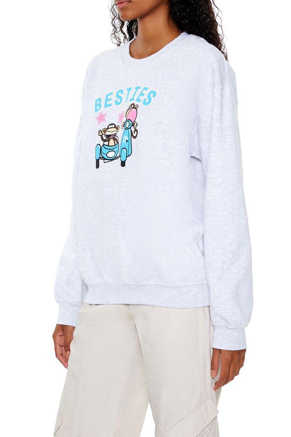 Besties Bobby Fleece Pullover | Forever 21 Product Image