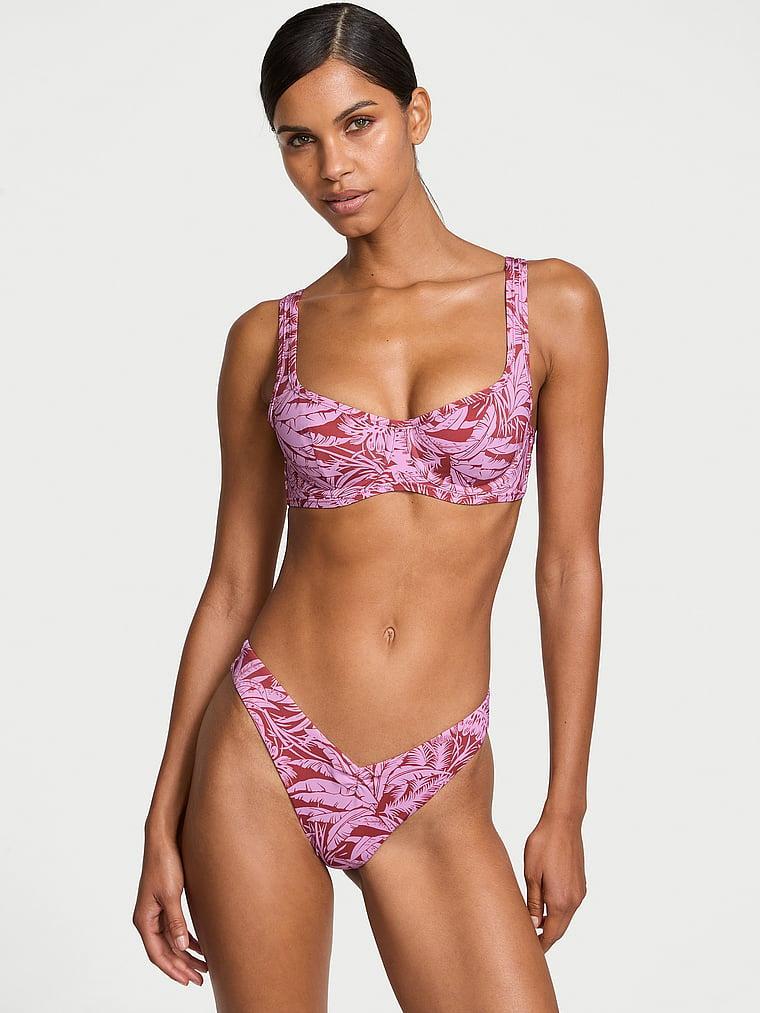 Essential Cinched Thong Bikini Bottom Product Image
