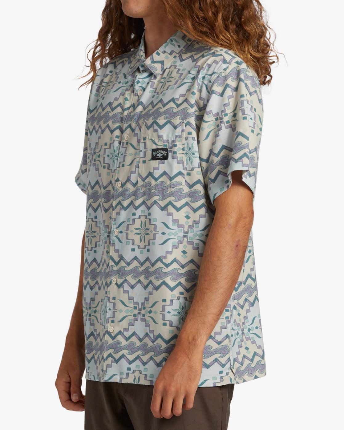A/Div Surftrek Trail Short Sleeve Shirt - Seafoam Male Product Image
