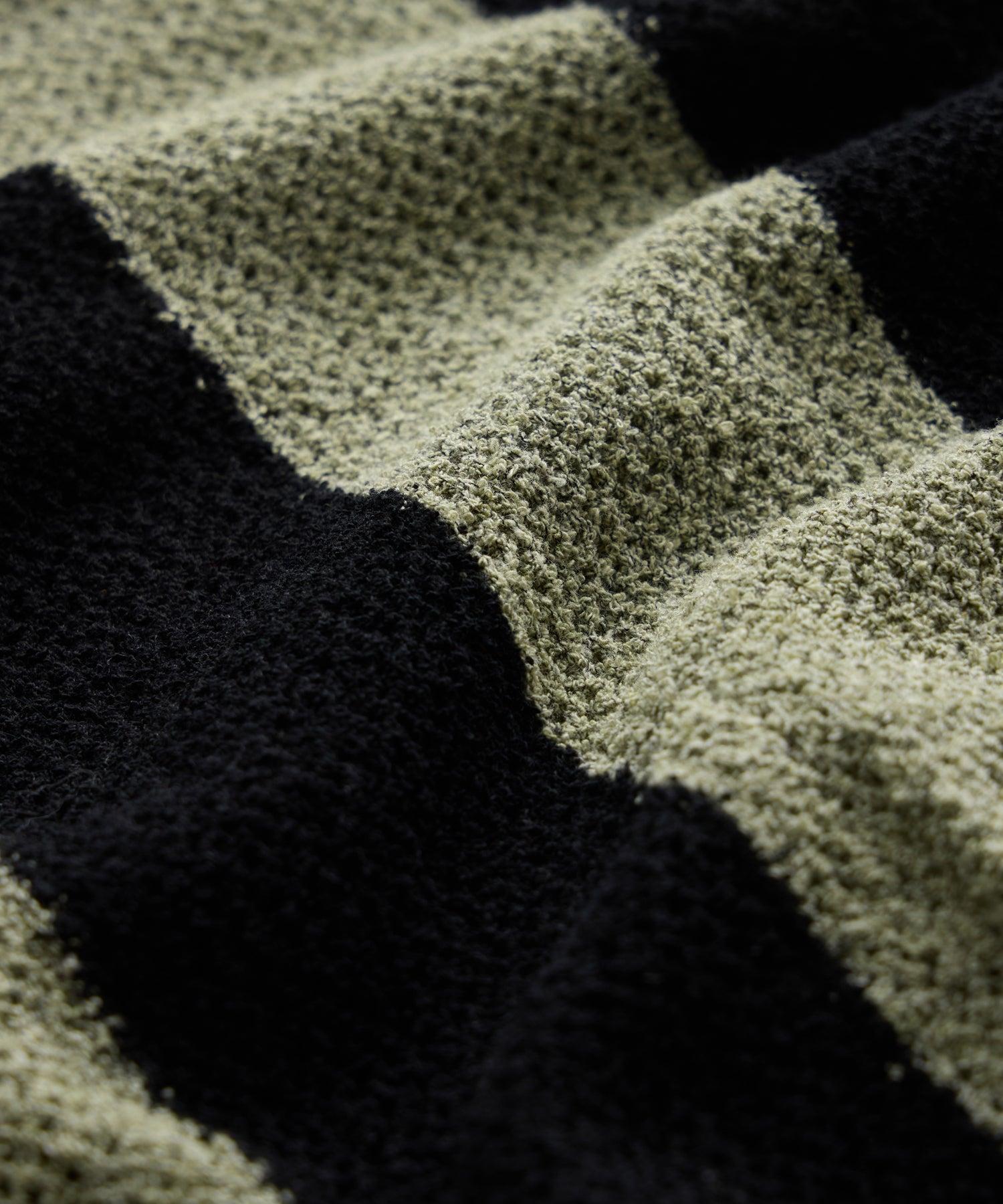 Cropped Boucle Sweater Polo Product Image