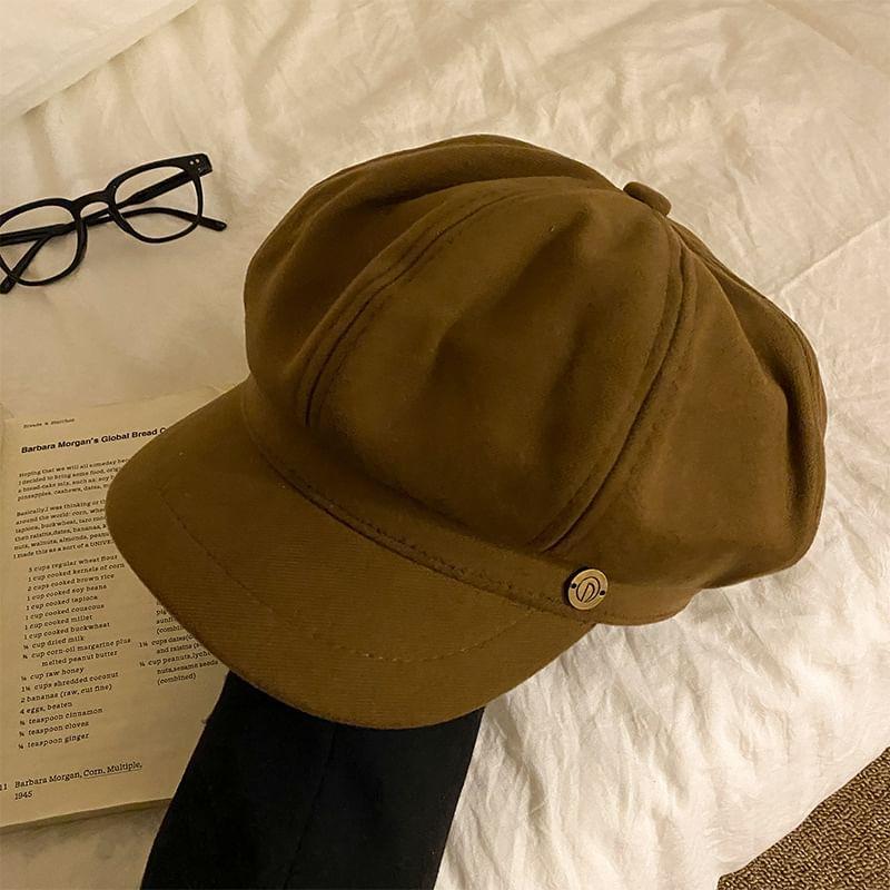 Metal Disc Newsboy Cap Product Image