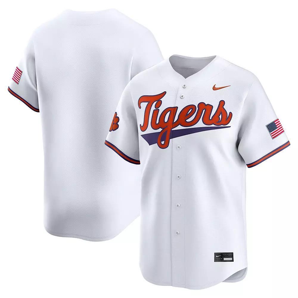 Men's Nike White Clemson Tigers College Limited Baseball Jersey, Size: 3XL Product Image