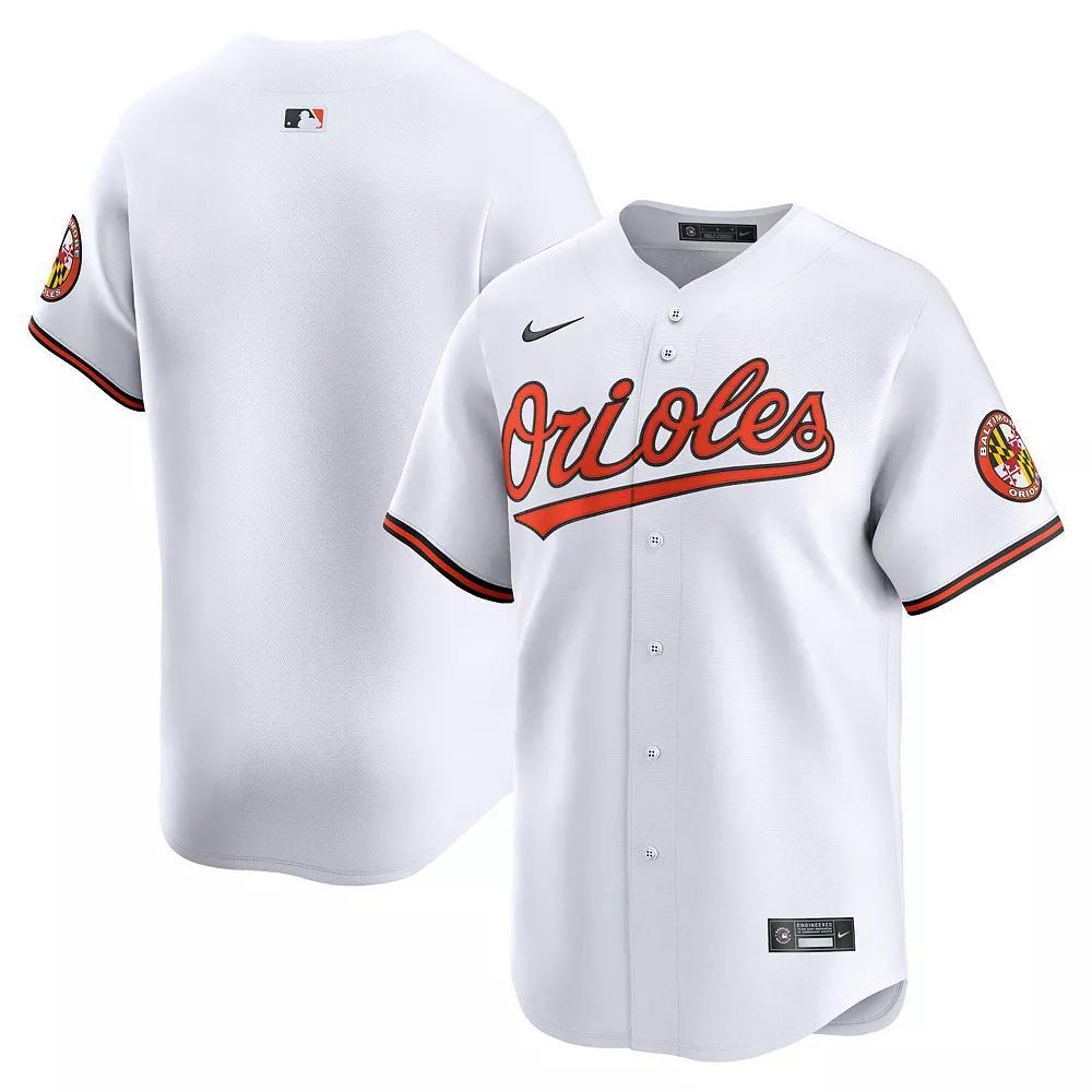 Men's Nike White Baltimore Orioles Home Limited Jersey, Size: Large Product Image