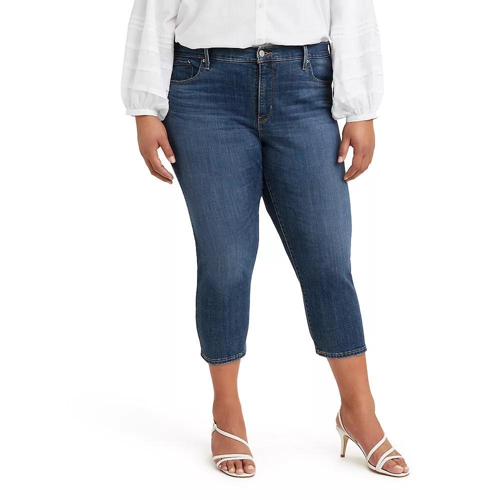 Plus Size Levi's® 311 Shaping Capris, Women's, Size: 18 W, Lapis Amidst Product Image
