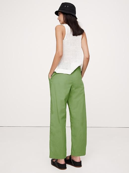 Cotton Poplin Pull-On Pant Product Image