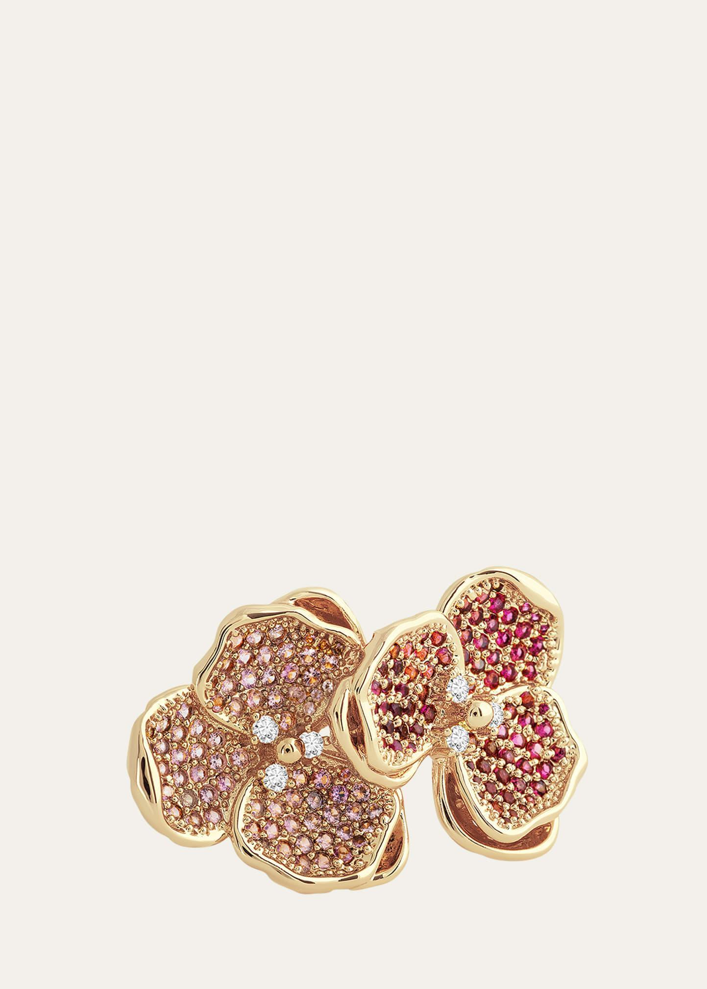 Cubic Zirconia Orchid Ring Product Image