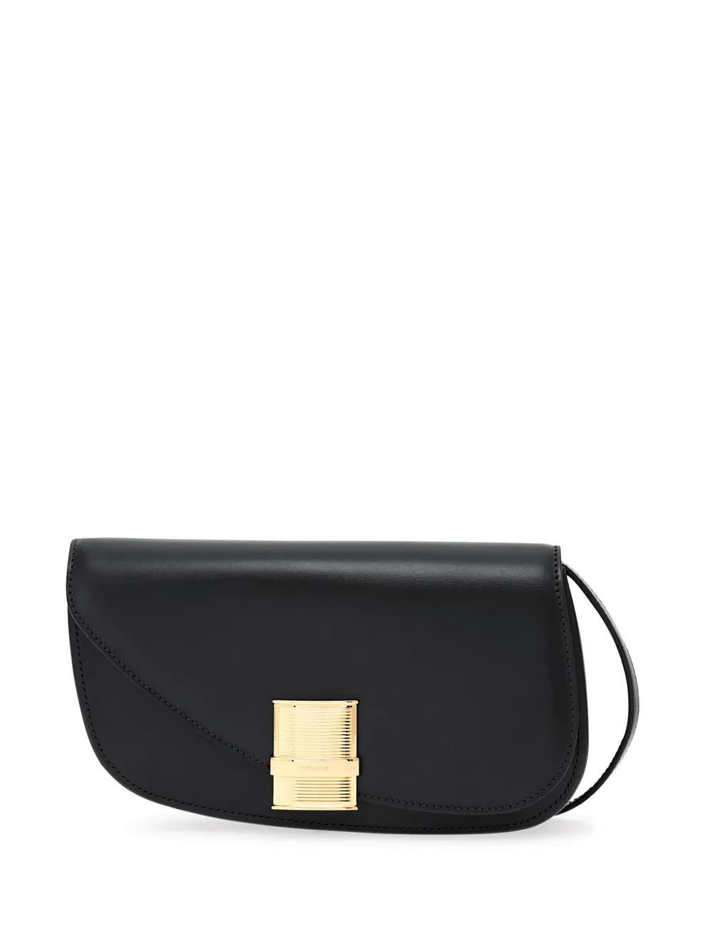 FERRAGAMO Fiamma Crossbody Bag In Nero Product Image