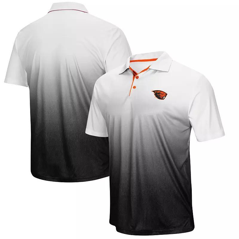 Men's Colosseum Gray Oregon State Beavers Magic Team Logo Polo, Size: Small, Grey Product Image