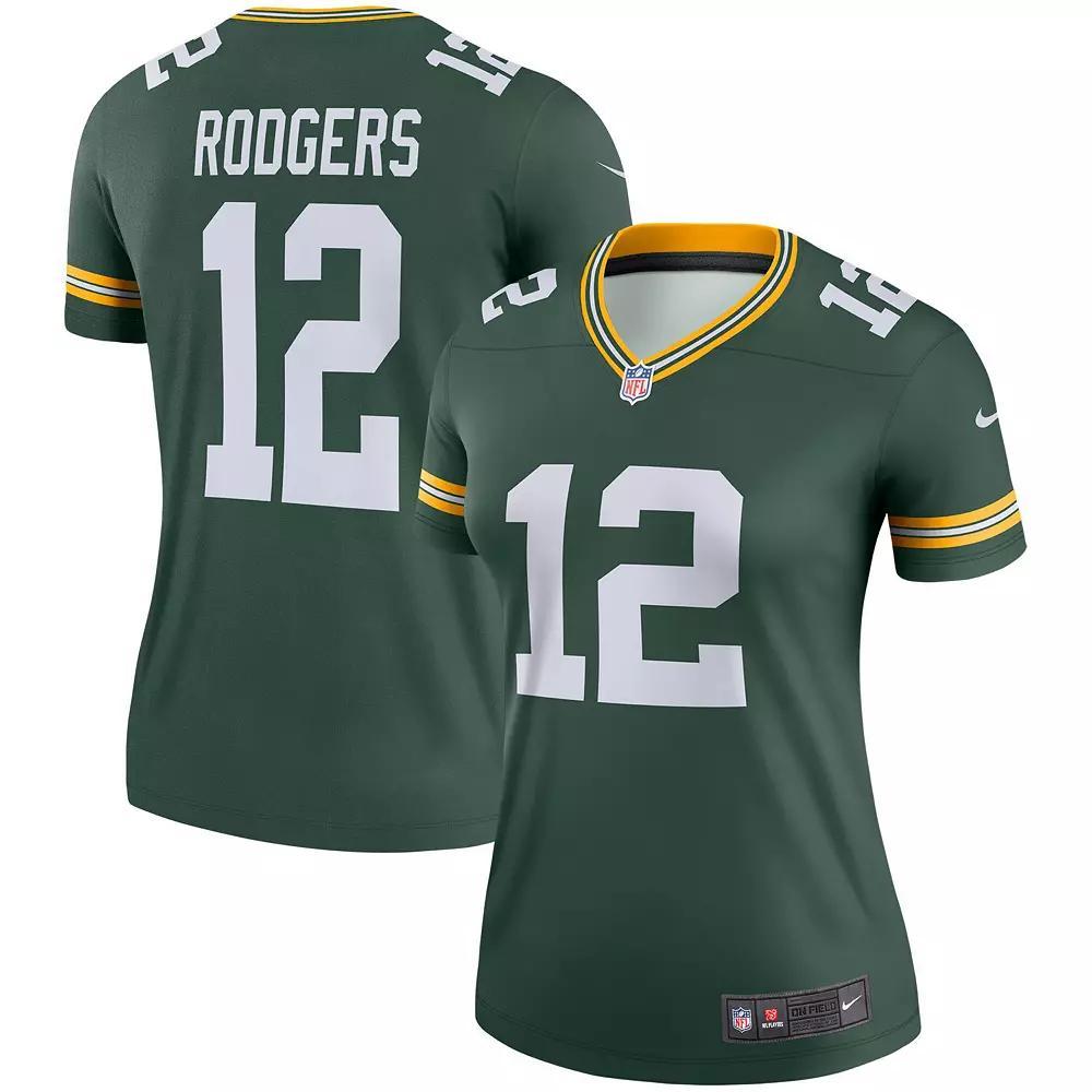 Women's Nike Aaron Rodgers Green Green Bay Packers Legend Jersey, Size: Medium Product Image