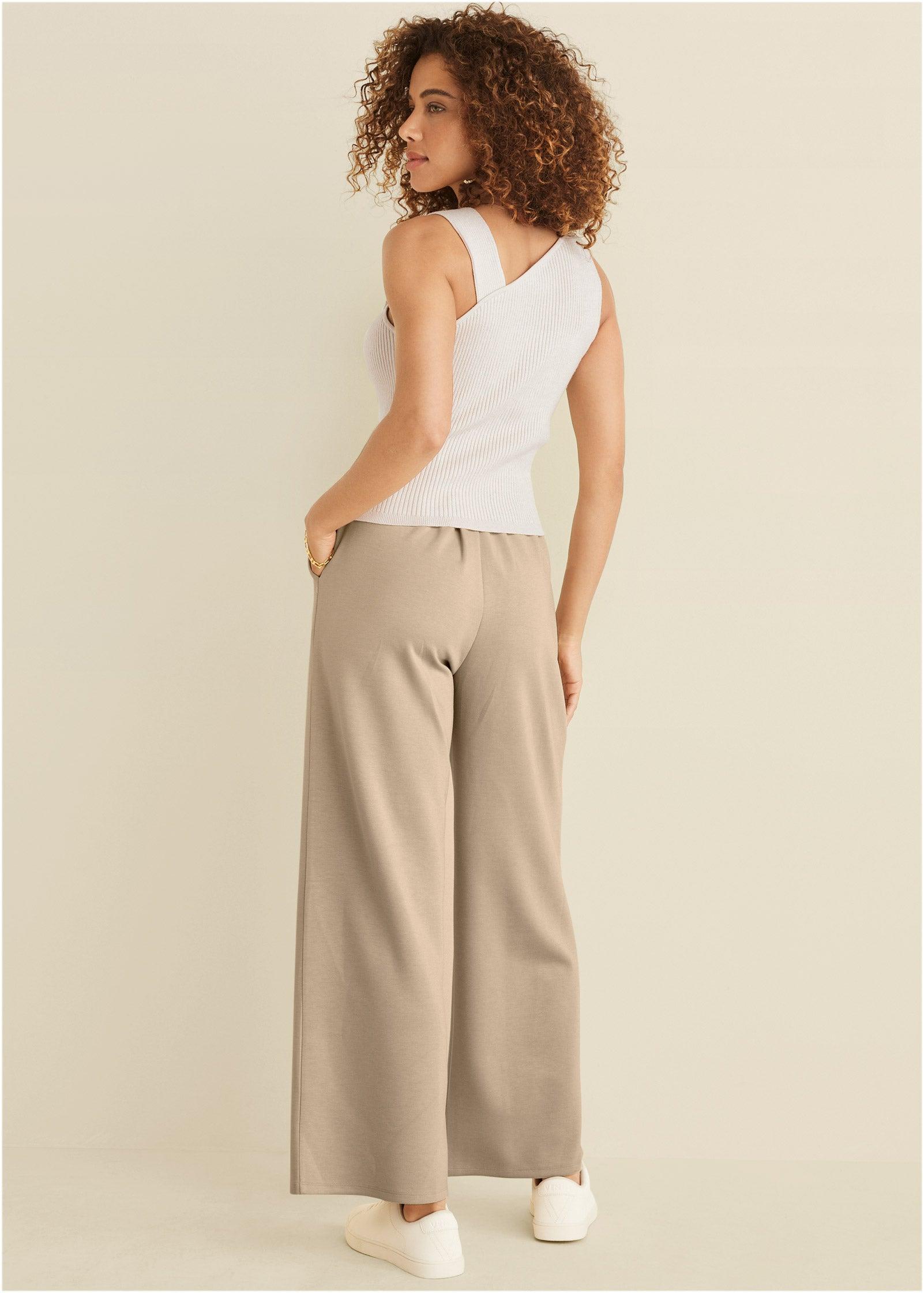 Twist Detail Sweater Tank - Off White Product Image