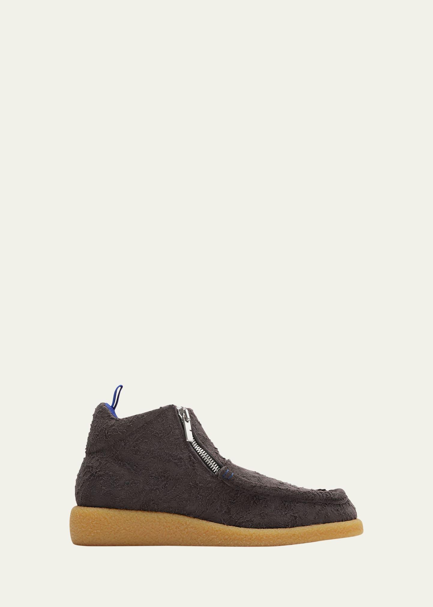 Mens Chance Textured Suede Ankle Boots Product Image