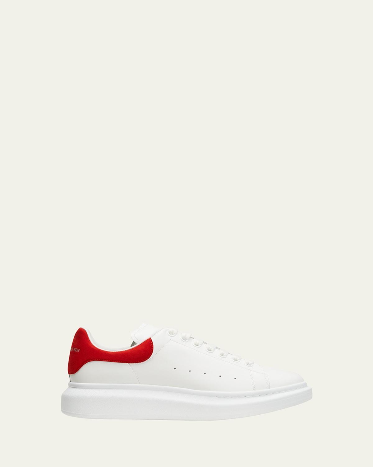 Alexander McQUEEN Mens Oversized Leather Heel Detail Sneakers Product Image