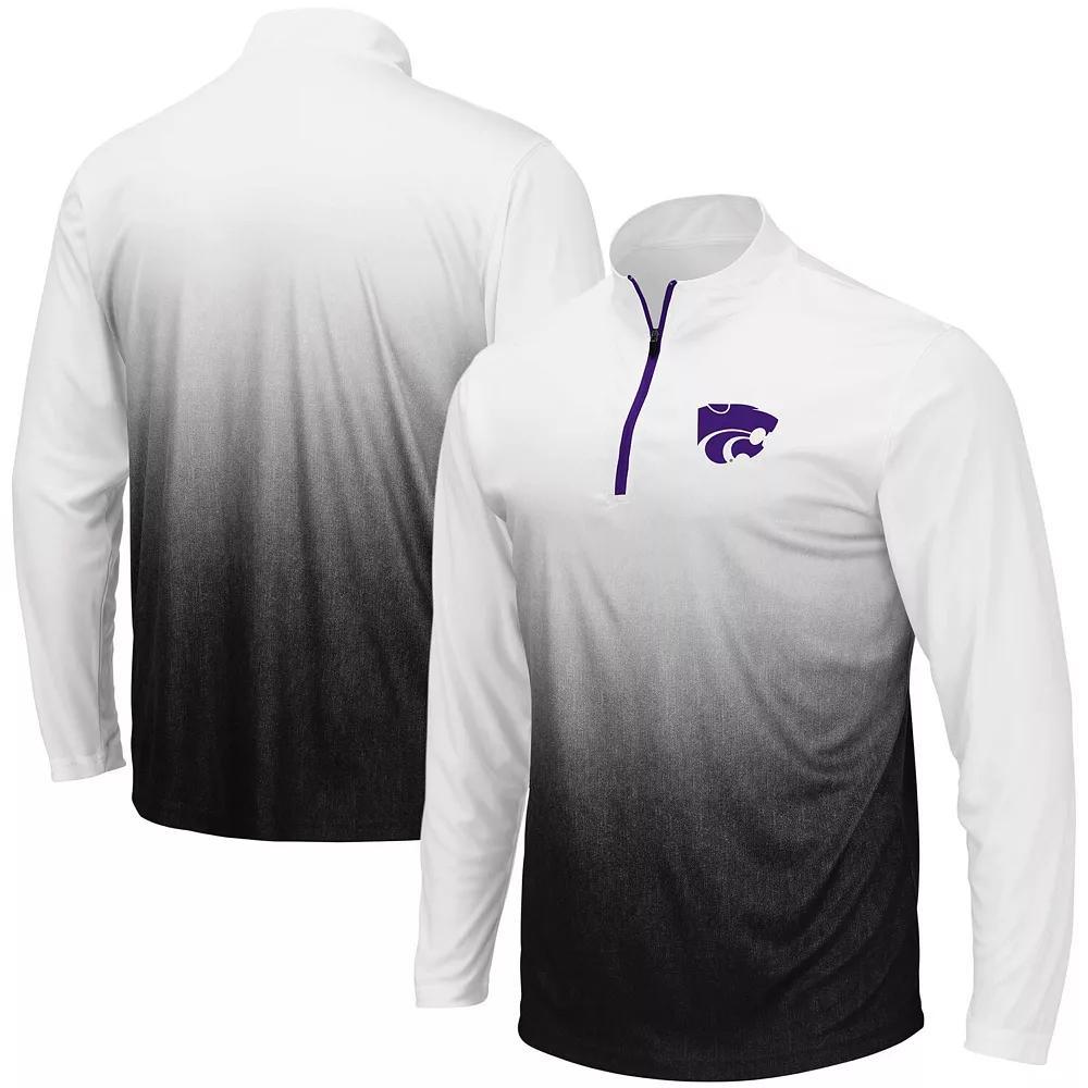 Men's Colosseum Gray Mississippi State Bulldogs Magic Team Logo Quarter-Zip Jacket, Size: 3XL, Mst Grey Product Image