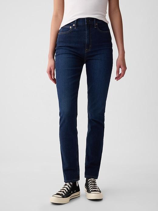 High Rise Vintage Slim Jeans Product Image