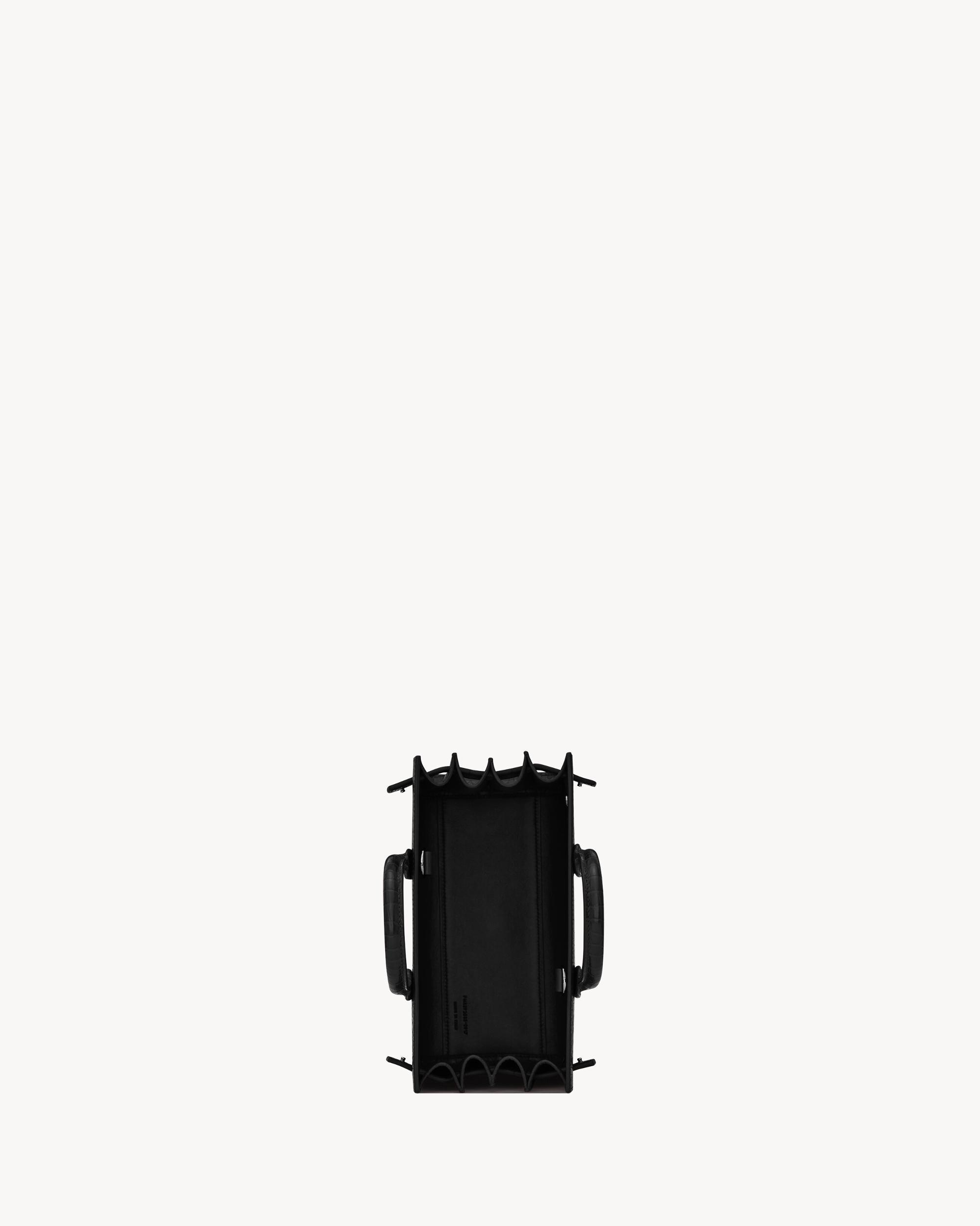SAC DE JOUR IN CROCODILE-EMBOSSED LEATHER - NANO Product Image