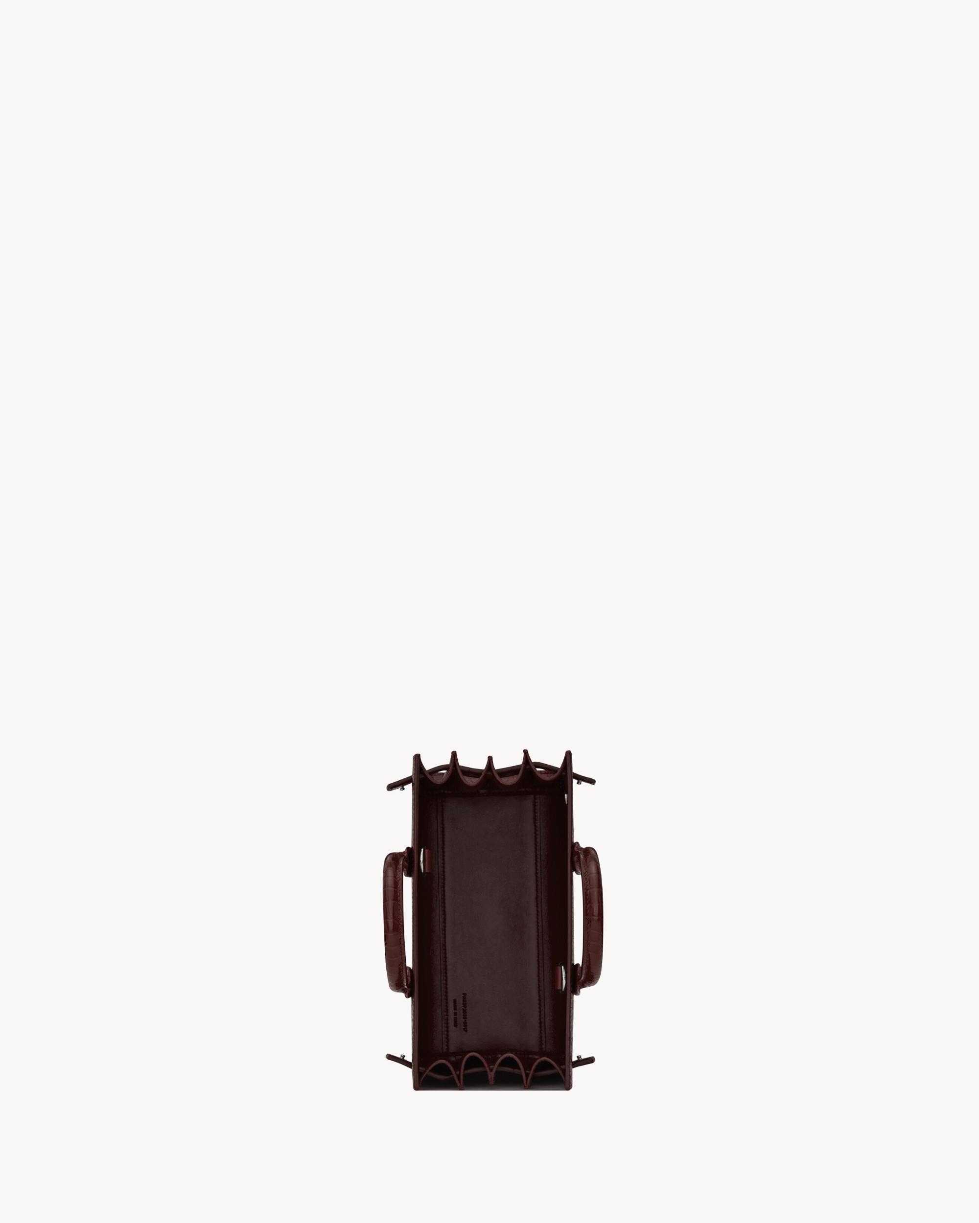 SAC DE JOUR IN CROCODILE-EMBOSSED LEATHER - NANO Product Image