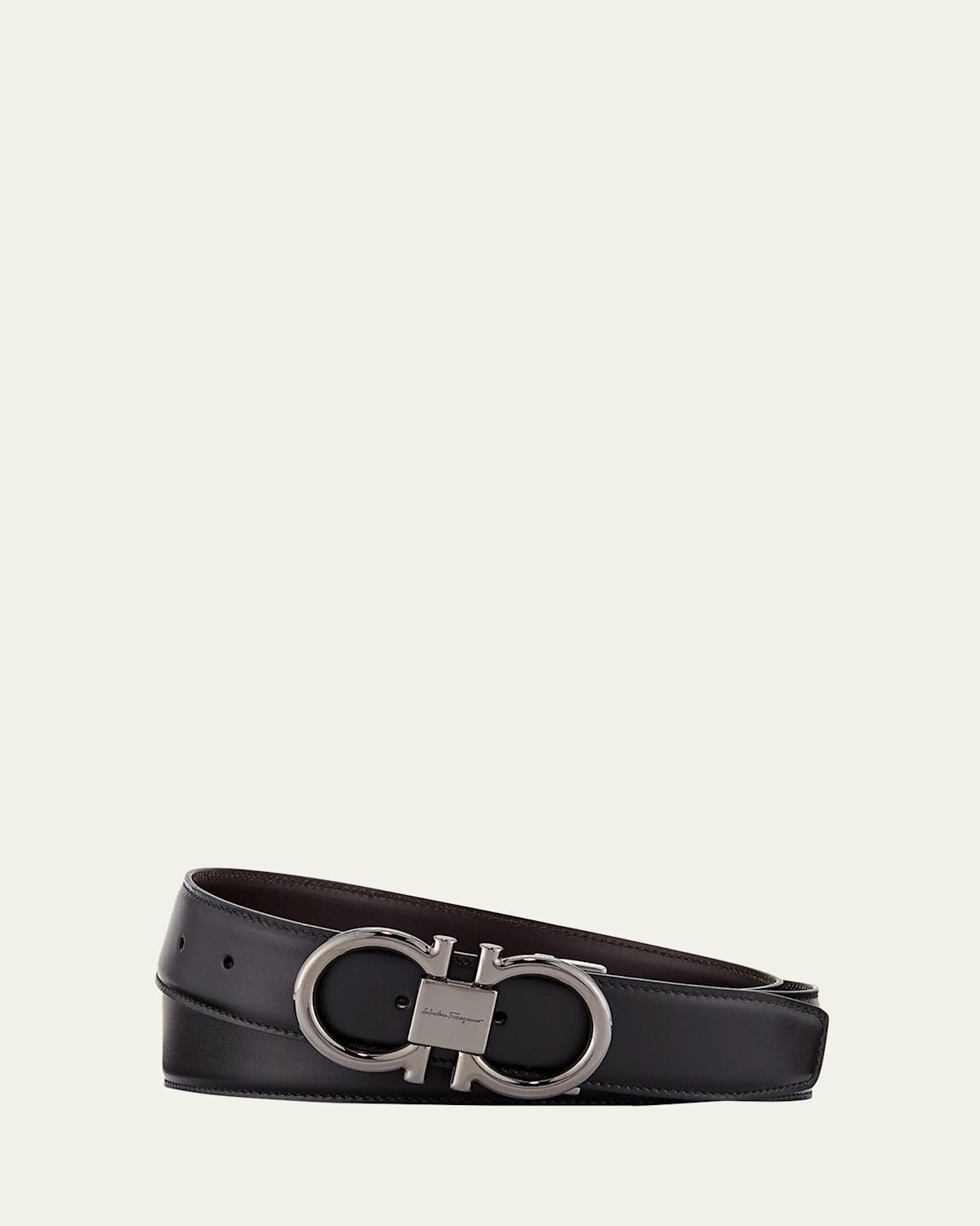 Mens Gancini Buckle Cut-to-Size Reversible Belt Product Image