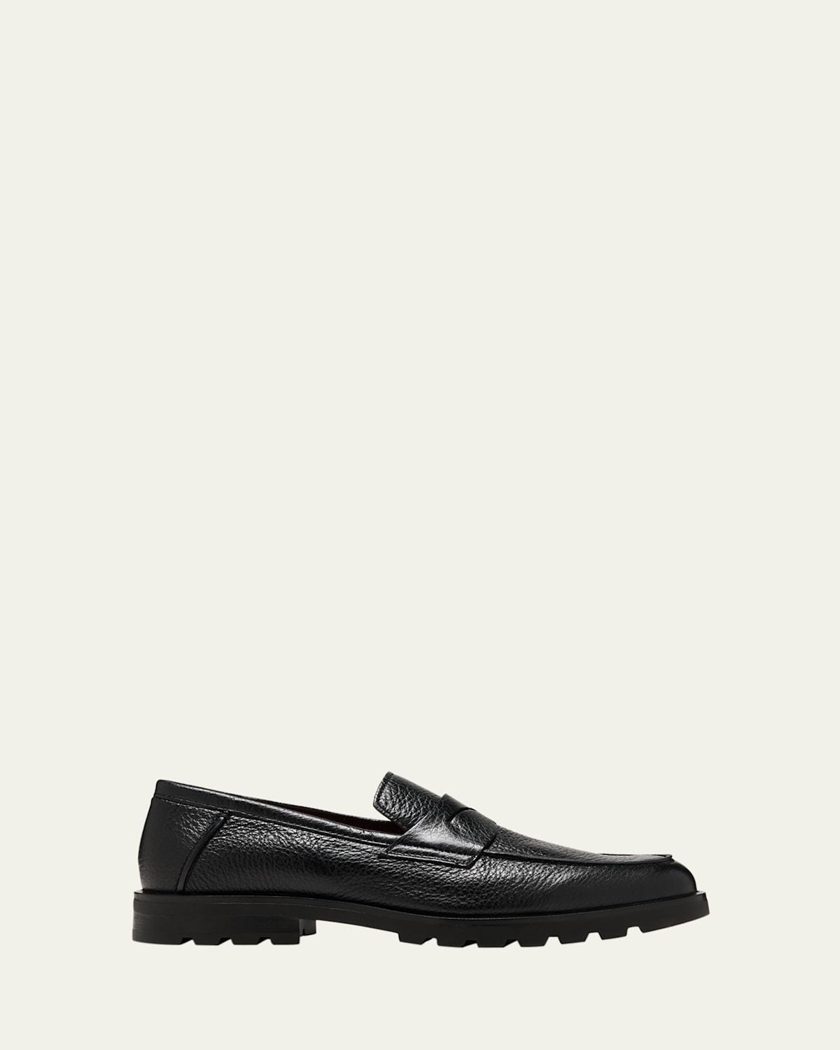 Perrita Leather Penny Loafers Product Image