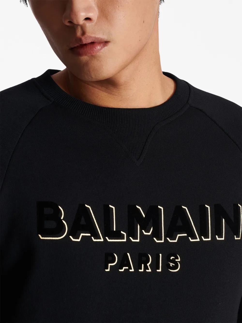 logo-print crew-neck sweatshirt Product Image