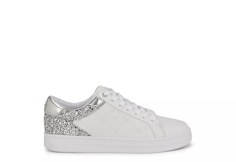 Nine West Paulete Women's Platform Sneakers, Size: 5.5, White Silver Team Product Image