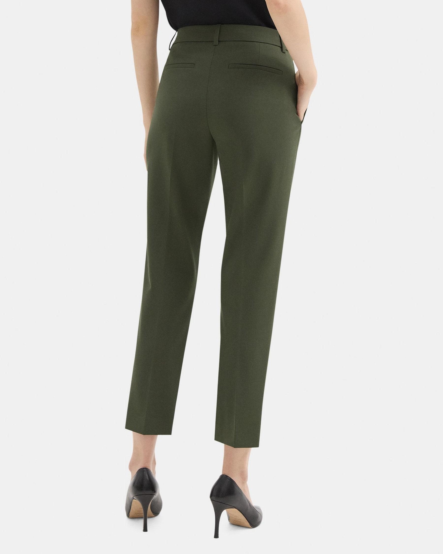 Classic Crop Pant in Stretch Wool Product Image