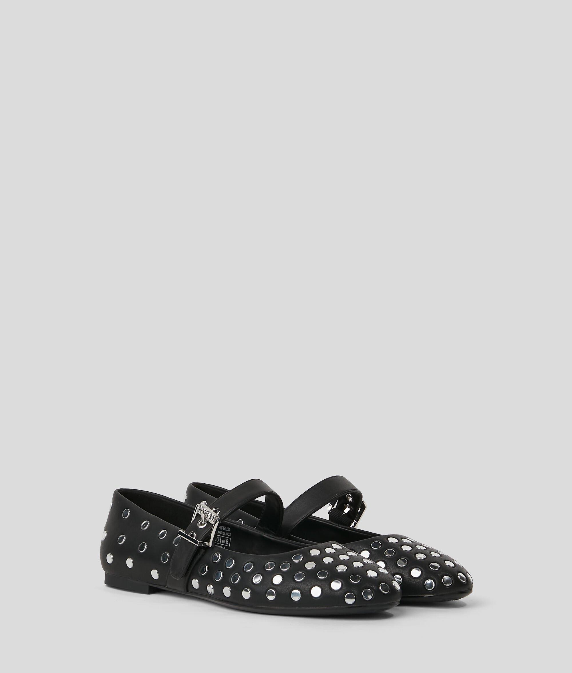 KARO STUDDED BALLET FLATS Product Image