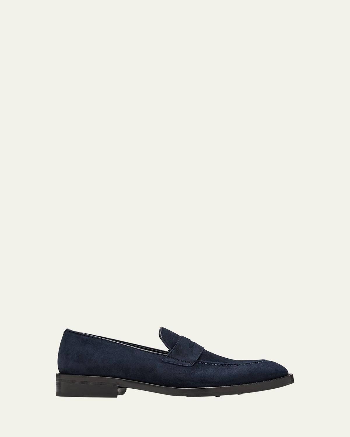 Donna Calfskin Red Sole Penny Loafers Product Image