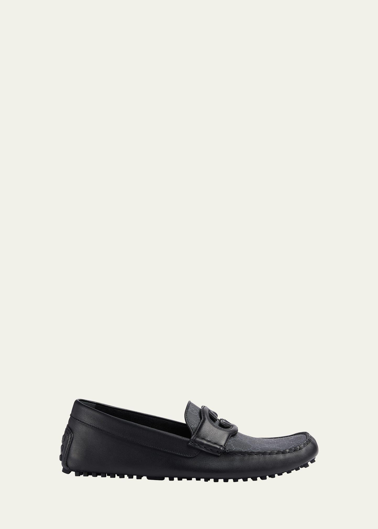 Mens Donor Suede Buckle-Strap Loafers Product Image