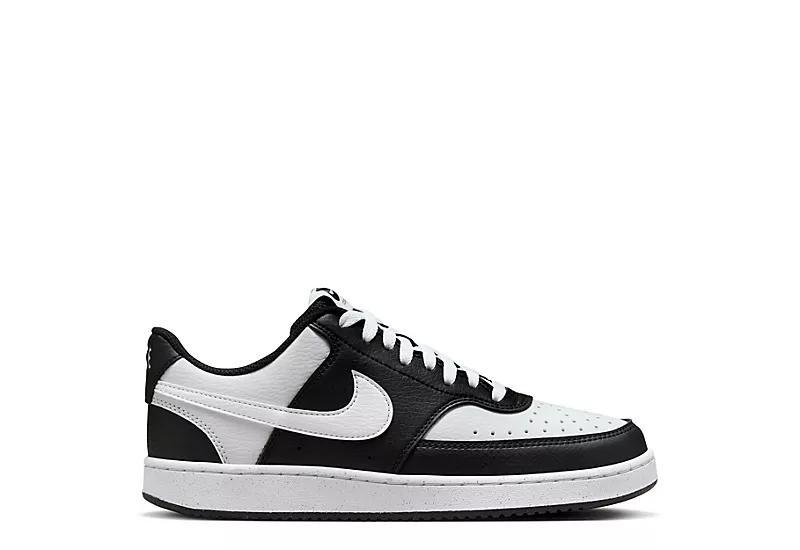 Nike Court Vision Next Nature Women's Low-Top Shoes, Size: 5.5, Black White Product Image
