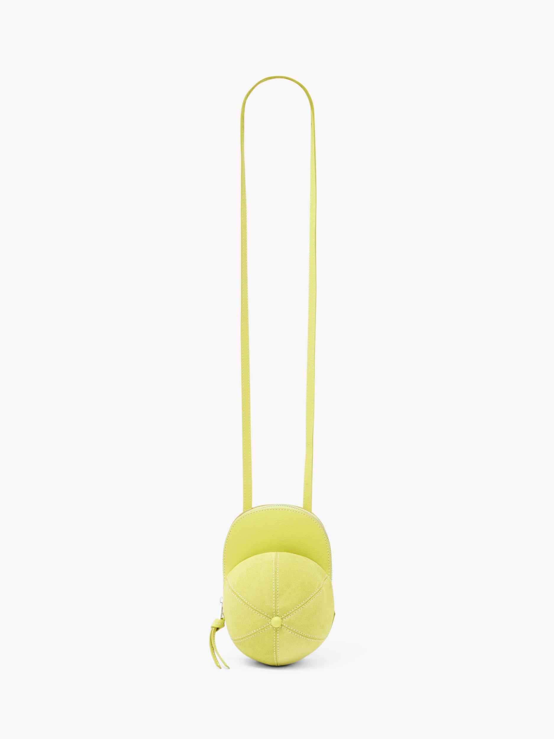 MEDIUM CAP BAG - SUEDE CROSSBODY BAG Product Image