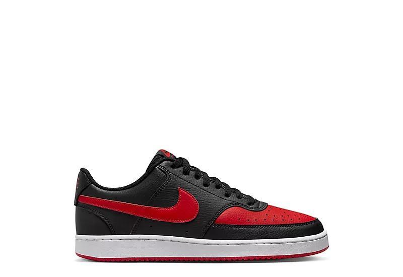 Nike Court Vision Men's Shoes, Size: 11.5, University Red White Product Image