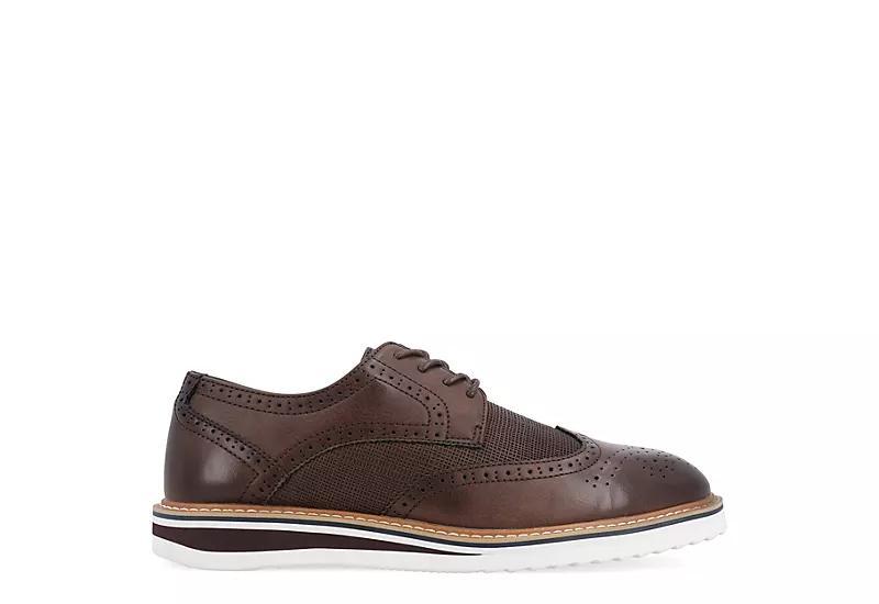 Vance Co. Warrick Wing Tip Derby Vegan Leather) Men's Shoes Product Image