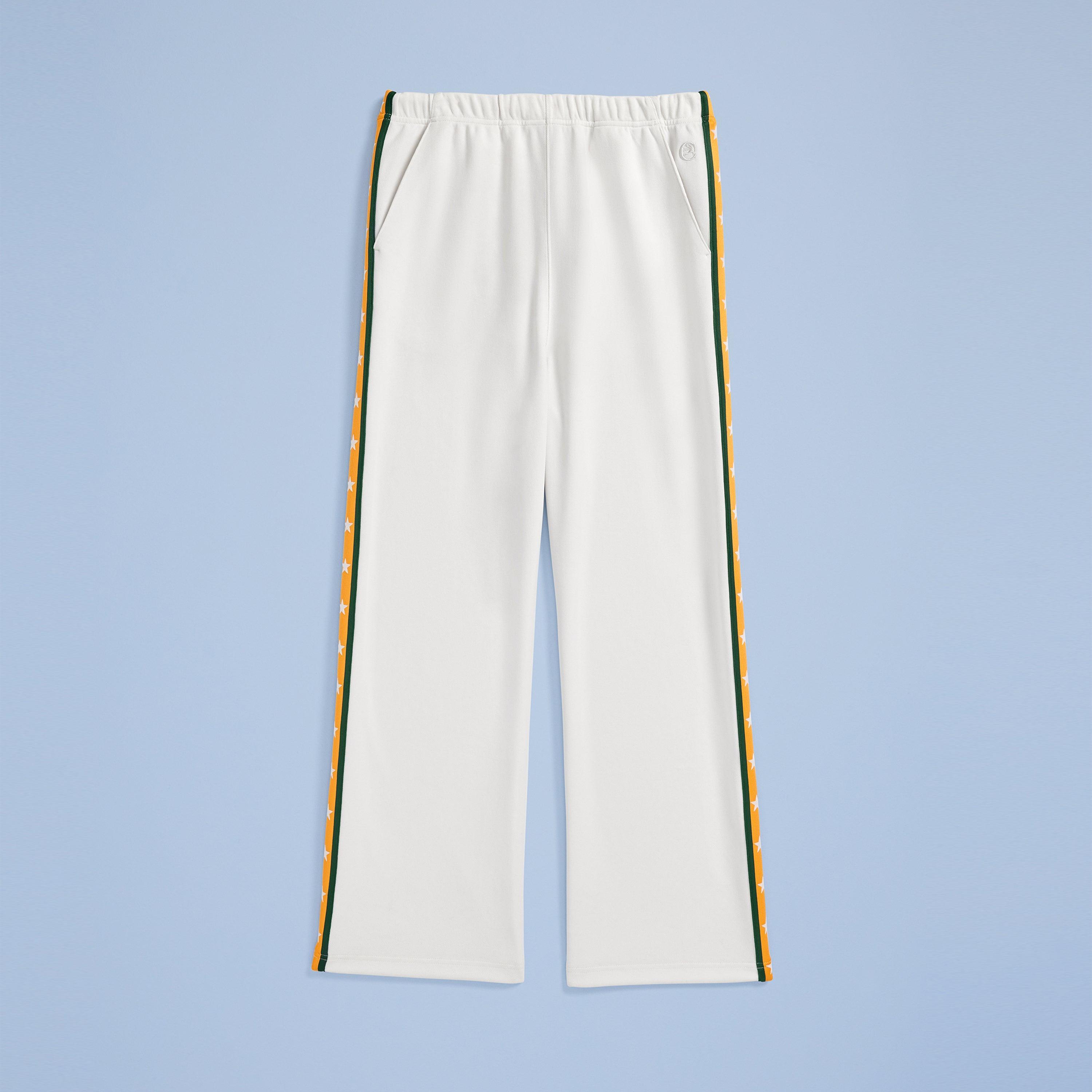 Mens Champion Straight-Hem Track Pants White S Product Image
