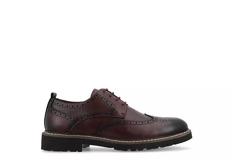 VANCE Campbell Tru Comfort Foam Men's Wingtip Dress Shoes, Size: 8.5, Brown Product Image