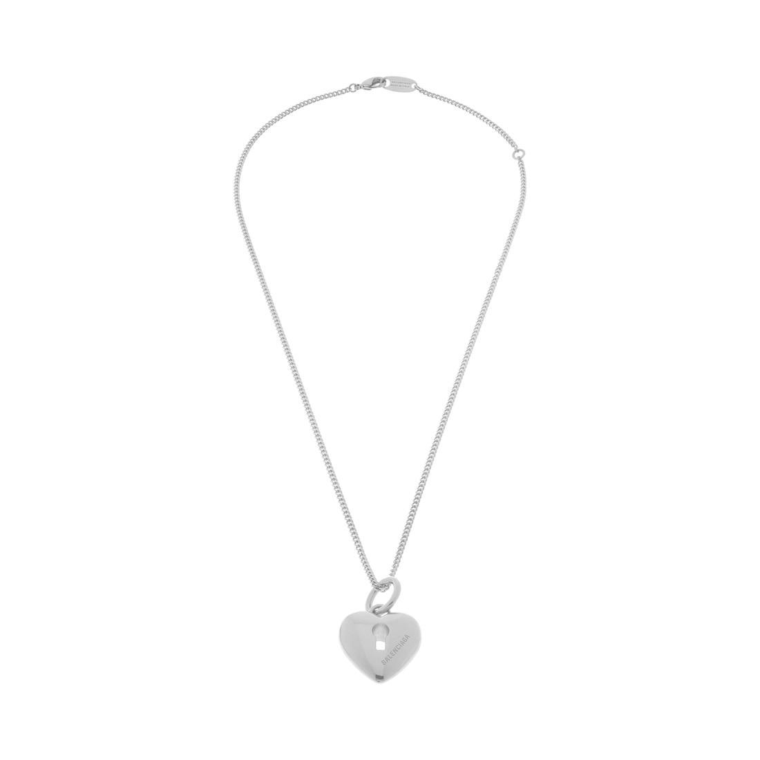 Women's Amour Heart Necklace  in Silver Product Image