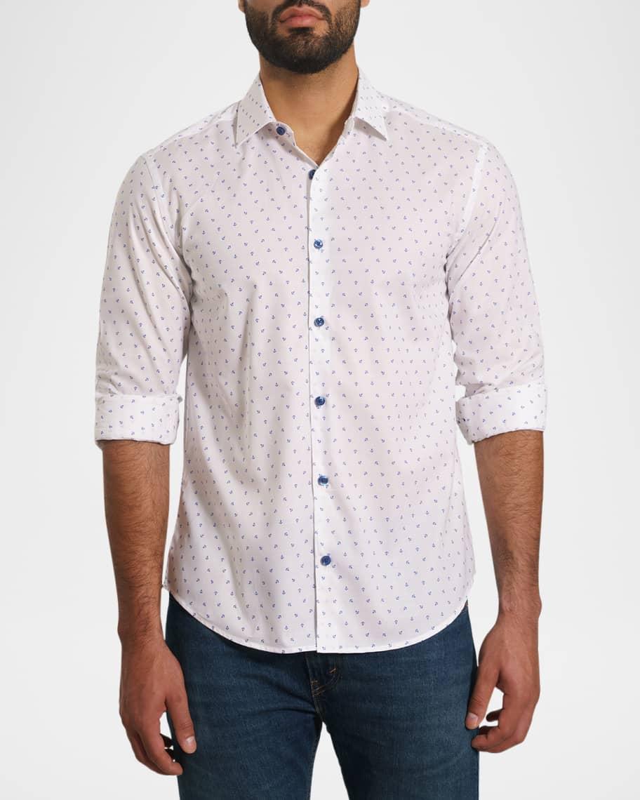 Mens Mini-Anchors Sport Shirt Product Image