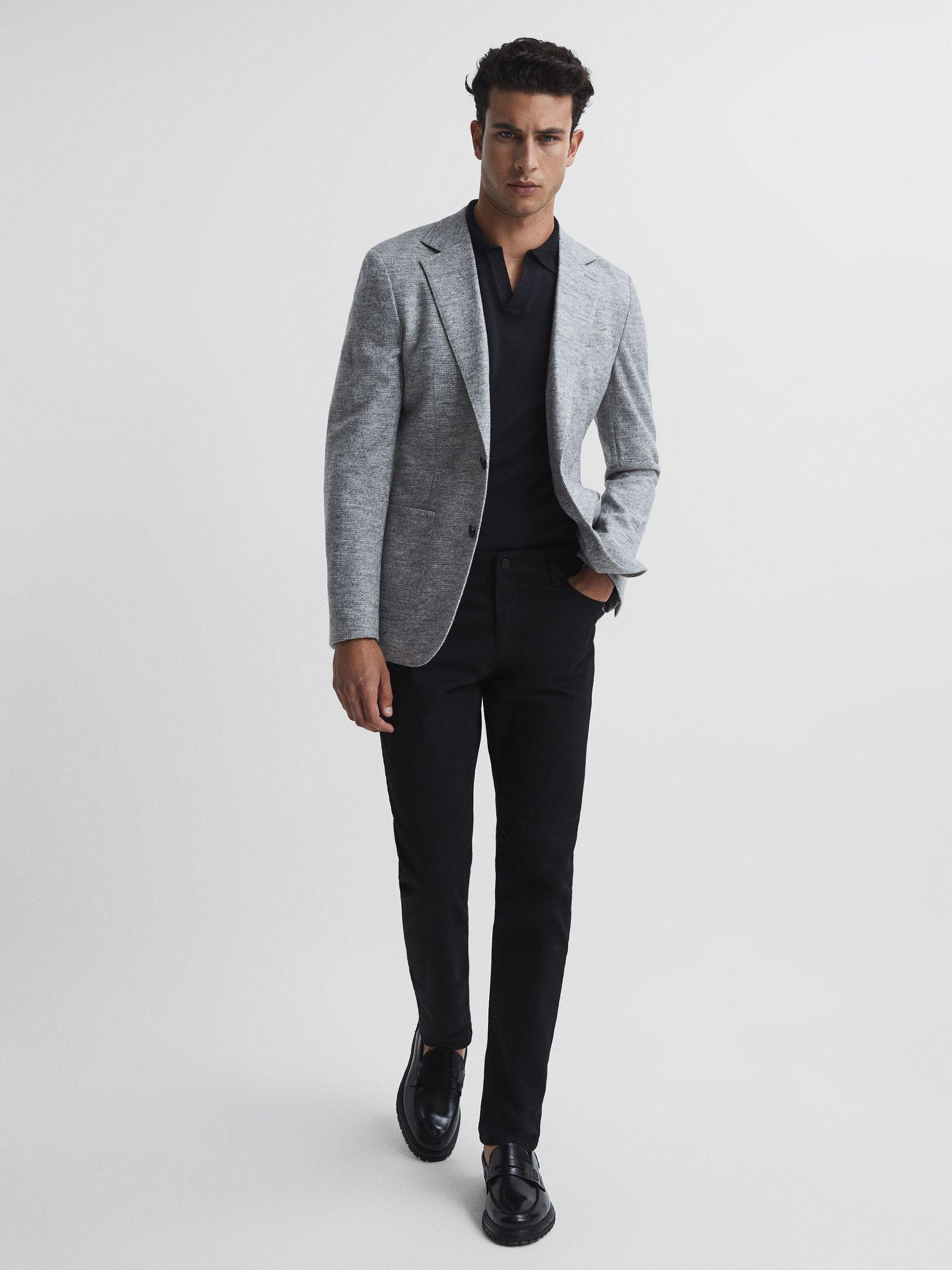 Slim Fit Jeans in Black Product Image