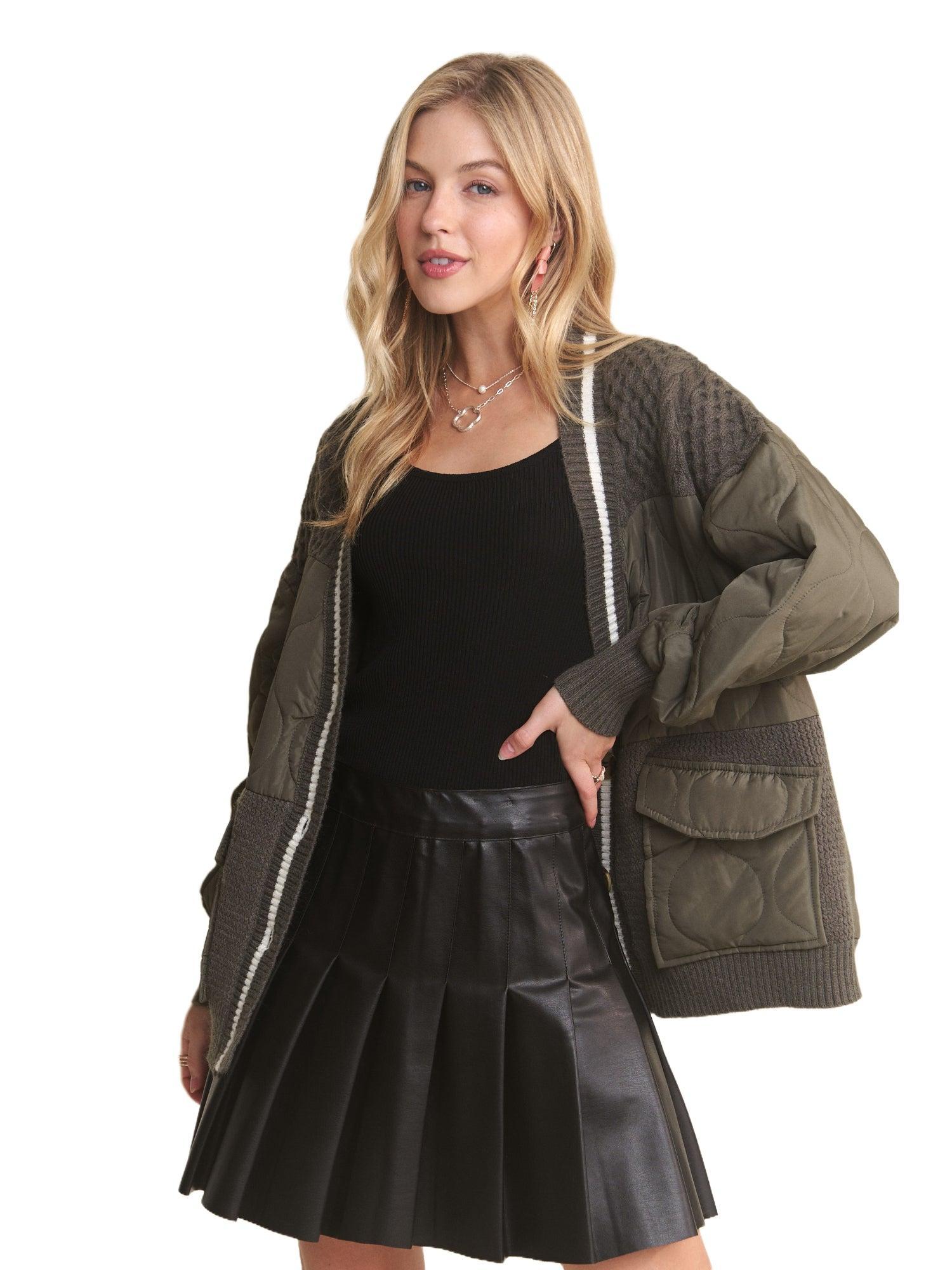 Adora Quilted Cardigan Product Image