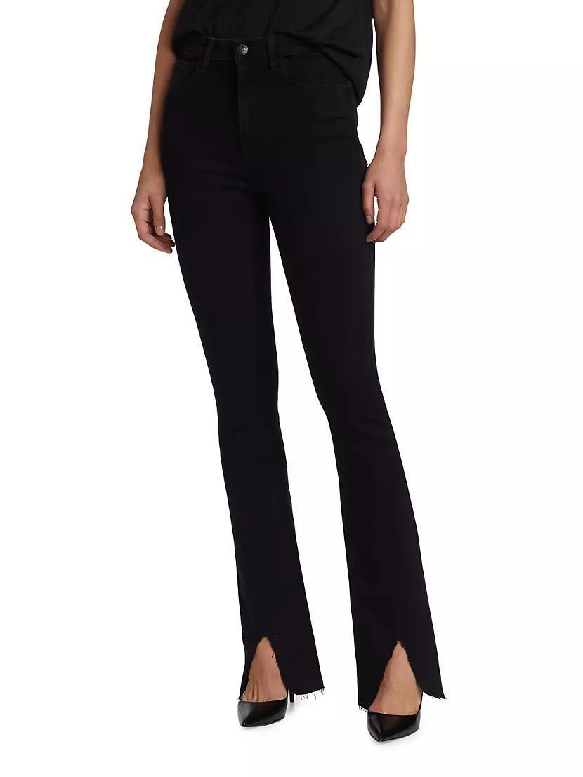 Maya High-Rise Straight-Leg Split Jeans Product Image