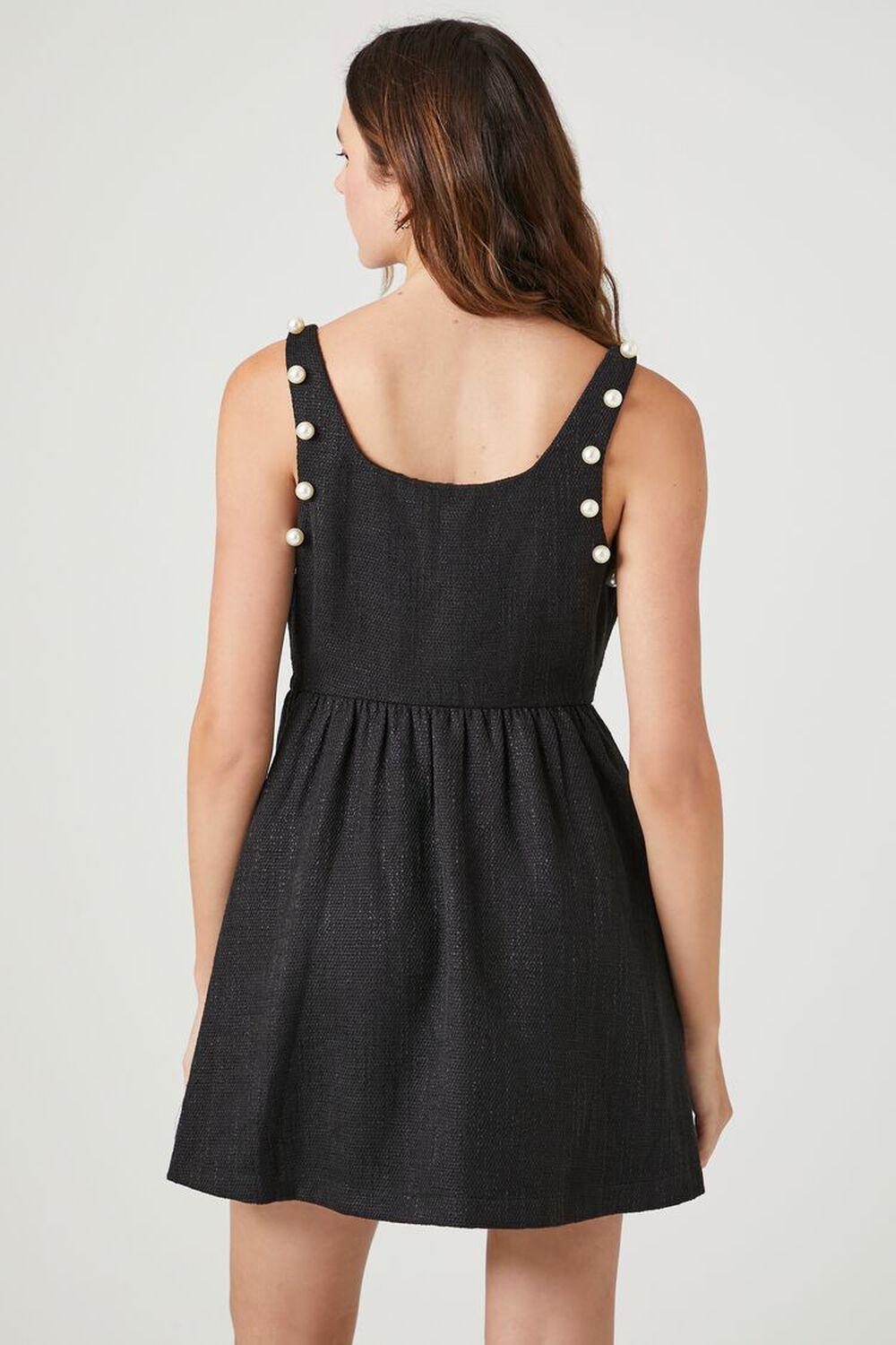 Faux Pearl-Trim Tweed Mini Dress | Forever 21 Product Image